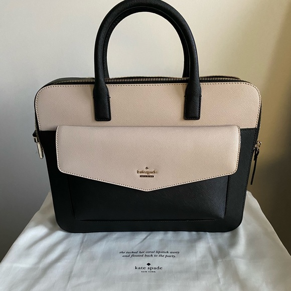 kate spade double zip laptop bag